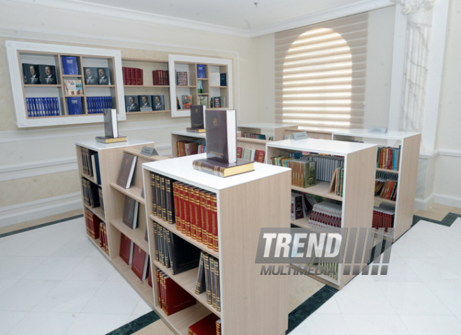 A new building of the “Azerbaijan National Encyclopedia” science center. Baku, Azerbaijan, May 05, 2014 