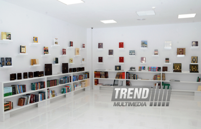 A new building of the Central Library of the Azerbaijan National Academy of Sciences. Baku, Azerbaijan, May 05, 2014