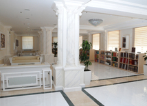 A new building of the “Azerbaijan National Encyclopedia” science center. Baku, Azerbaijan, May 05, 2014 