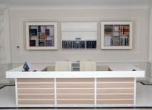 A new building of the “Azerbaijan National Encyclopedia” science center. Baku, Azerbaijan, May 05, 2014 