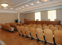 A new building of the “Azerbaijan National Encyclopedia” science center. Baku, Azerbaijan, May 05, 2014 