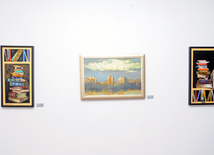 A new building of the Central Library of the Azerbaijan National Academy of Sciences. Baku, Azerbaijan, May 05, 2014