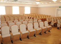 A new building of the “Azerbaijan National Encyclopedia” science center. Baku, Azerbaijan, May 05, 2014 