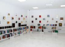 A new building of the Central Library of the Azerbaijan National Academy of Sciences. Baku, Azerbaijan, May 05, 2014