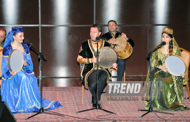 Event dedicated to the 91st anniversary of Azerbaijani national leader Heydar Aliyev held in International Mugham Center in Baku. Baku, Azerbaijan, May 07, 2014