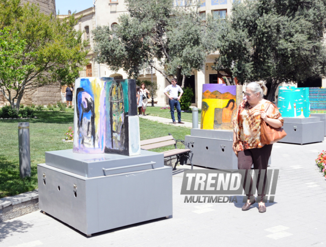 Maiden Tower Art Festival. Baku, Azerbaijan, May 09, 2014