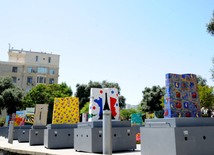 Maiden Tower Art Festival. Baku, Azerbaijan, May 09, 2014