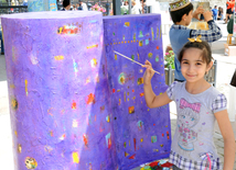 Maiden Tower Art Festival. Baku, Azerbaijan, May 09, 2014