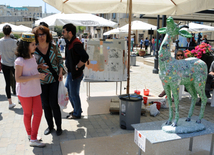 Maiden Tower Art Festival. Baku, Azerbaijan, May 09, 2014