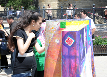 Maiden Tower Art Festival. Baku, Azerbaijan, May 09, 2014