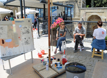 Maiden Tower Art Festival. Baku, Azerbaijan, May 09, 2014