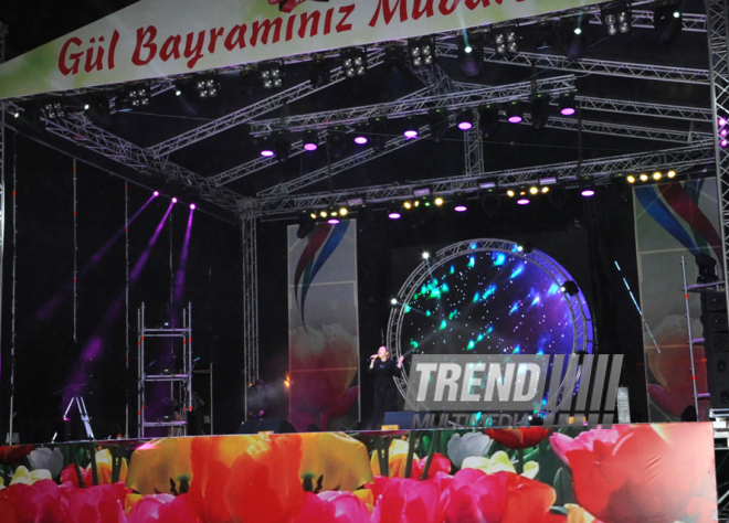 A gala concert and grandios fireworks display held in the National Park. Baku, Azerbaijan, May 10, 2014