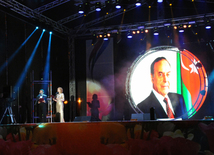 A gala concert and grandios fireworks display held in the National Park. Baku, Azerbaijan, May 10, 2014