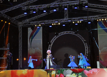 A gala concert and grandios fireworks display held in the National Park. Baku, Azerbaijan, May 10, 2014