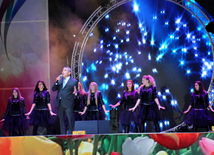 A gala concert and grandios fireworks display held in the National Park. Baku, Azerbaijan, May 10, 2014