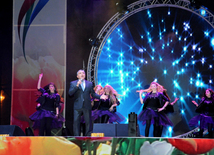 A gala concert and grandios fireworks display held in the National Park. Baku, Azerbaijan, May 10, 2014