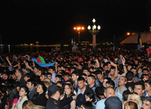 A gala concert and grandios fireworks display held in the National Park. Baku, Azerbaijan, May 10, 2014