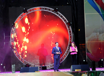 A gala concert and grandios fireworks display held in the National Park. Baku, Azerbaijan, May 10, 2014