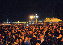 A gala concert and grandios fireworks display held in the National Park. Baku, Azerbaijan, May 10, 2014