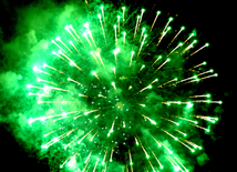 A gala concert and grandios fireworks display held in the National Park. Baku, Azerbaijan, May 10, 2014