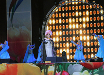 A gala concert and grandios fireworks display held in the National Park. Baku, Azerbaijan, May 10, 2014