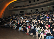 Concert of Alexander Rybak and students of the Gymnasium of Arts. Baku, Azerbaijan, May 15, 2014