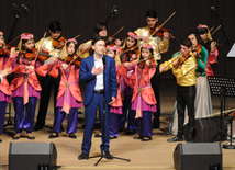 Concert of Alexander Rybak and students of the Gymnasium of Arts. Baku, Azerbaijan, May 15, 2014