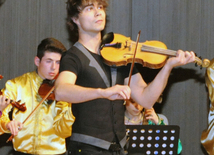 Concert of Alexander Rybak and students of the Gymnasium of Arts. Baku, Azerbaijan, May 15, 2014