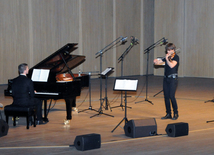 Concert of Alexander Rybak and students of the Gymnasium of Arts. Baku, Azerbaijan, May 15, 2014