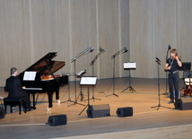 Concert of Alexander Rybak and students of the Gymnasium of Arts. Baku, Azerbaijan, May 15, 2014