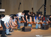 Concert of Alexander Rybak and students of the Gymnasium of Arts. Baku, Azerbaijan, May 15, 2014