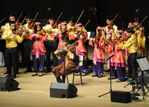 Concert of Alexander Rybak and students of the Gymnasium of Arts. Baku, Azerbaijan, May 15, 2014