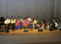 Concert of Alexander Rybak and students of the Gymnasium of Arts. Baku, Azerbaijan, May 15, 2014