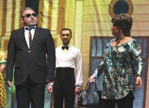 "Banker fiance" performance. Baku, Azerbaijan, May 24, 2014