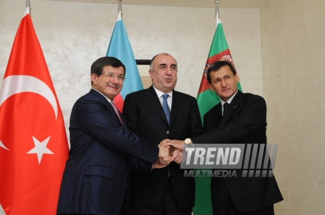 Azerbaijani, Turkish, Turkmen FMs adopt Baku Declaration. Baku, Azerbaijan, May 26, 2014