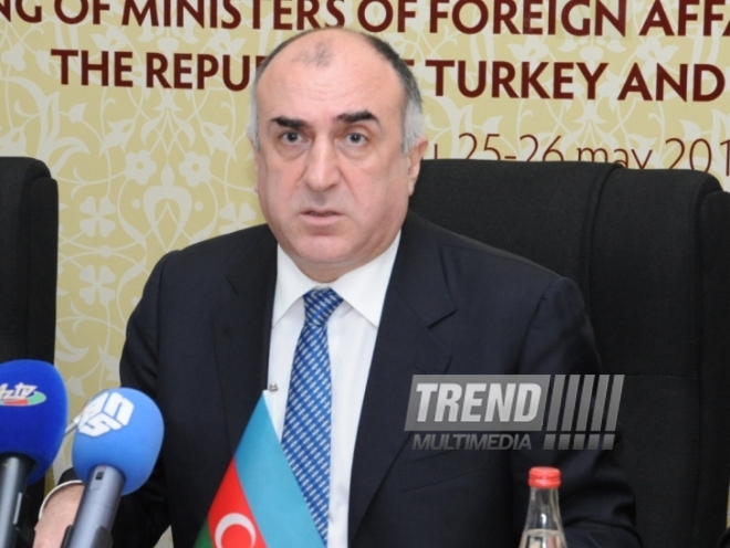 Azerbaijani, Turkish, Turkmen FMs adopt Baku Declaration. Baku, Azerbaijan, May 26, 2014