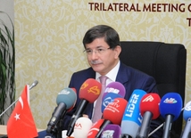 Turkey's Foreign Minister Ahmad Davutoglu. Baku, Azerbaijan, May 26, 2014