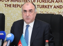 Azerbaijani Foreign Minister Elmar Mammadyarov. Baku, Azerbaijan, May 26, 2014