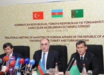 Azerbaijani, Turkish, Turkmen FMs adopt Baku Declaration. Baku, Azerbaijan, May 26, 2014