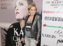 Patricia Kaas in Baku. Azerbaijan, May 28, 2014