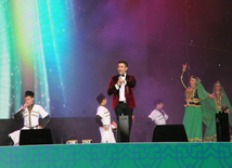 Baku hosts concert and firework celebrations on the occasion of the Day of Republic. Baku, Azerbaijan, May 28, 2014 