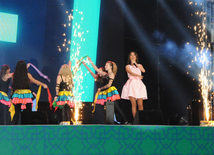 Baku hosts concert and firework celebrations on the occasion of the Day of Republic. Baku, Azerbaijan, May 28, 2014 