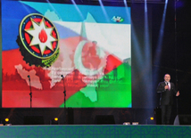 Baku hosts concert and firework celebrations on the occasion of the Day of Republic. Baku, Azerbaijan, May 28, 2014 