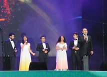 Baku hosts concert and firework celebrations on the occasion of the Day of Republic. Baku, Azerbaijan, May 28, 2014 