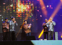 Baku hosts concert and firework celebrations on the occasion of the Day of Republic. Baku, Azerbaijan, May 28, 2014 