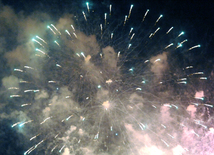 Baku hosts concert and firework celebrations on the occasion of the Day of Republic. Baku, Azerbaijan, May 28, 2014 