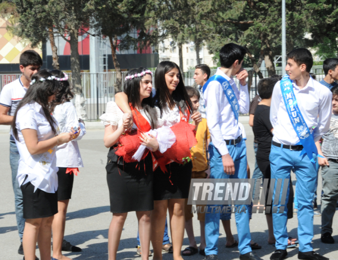 Last bell. Baku, Azerbaijan, May 30, 2014