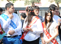 Last bell. Baku, Azerbaijan, May 30, 2014