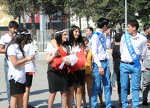 Last bell. Baku, Azerbaijan, May 30, 2014