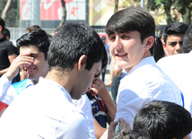 Last bell. Baku, Azerbaijan, May 30, 2014